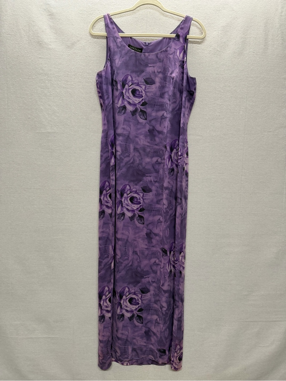 Vintage Spenser Jeremy 100% Silk Maxi Dress - size 10